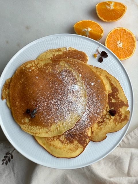 Pannekaker med smak av appelsin